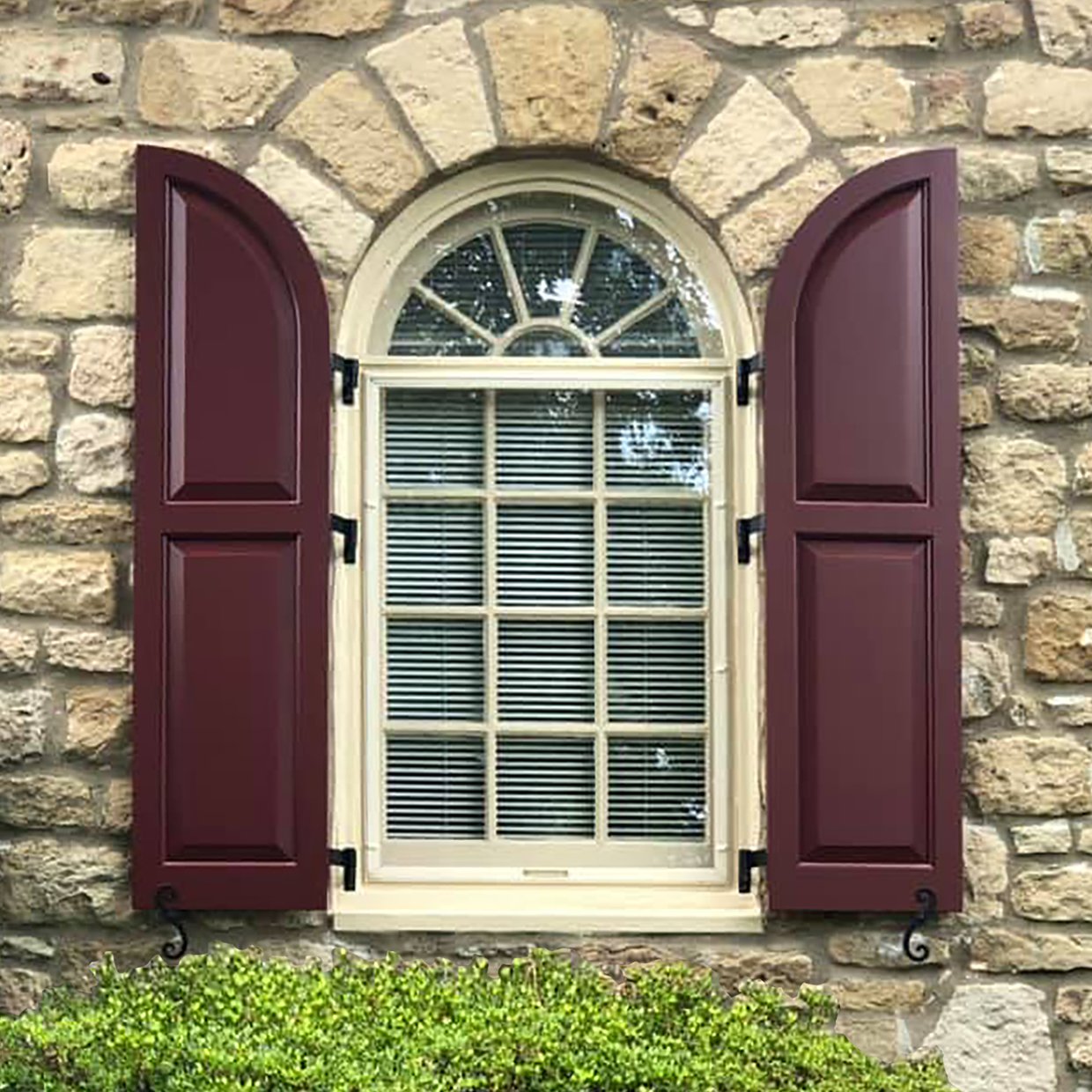 Arch Support Shutters for Radius Windows Timberlane Blog